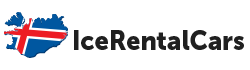 Ice rental cars logo